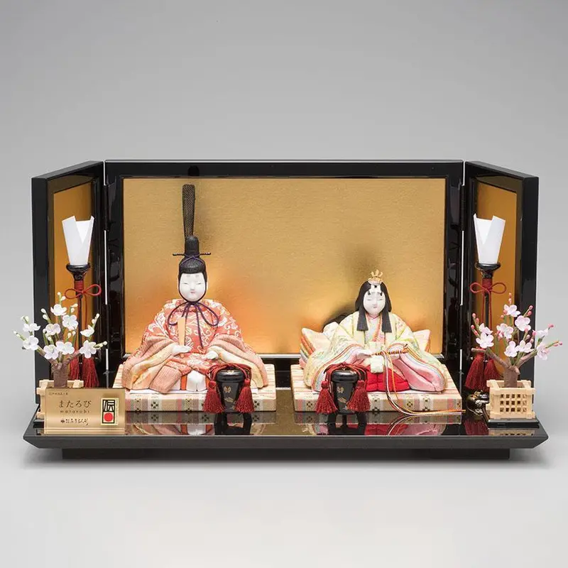 Shinno Nozomi Doll Set | Mataro Edo Art Dolls | Traditional Japanese Hina Display 1