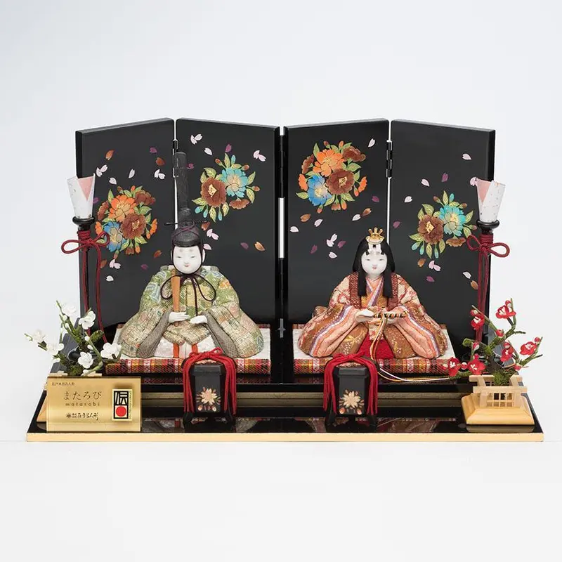 Shinno Sho Doll Set | Mataro Edo Art Dolls | Authentic Hina Festival Decoration 1