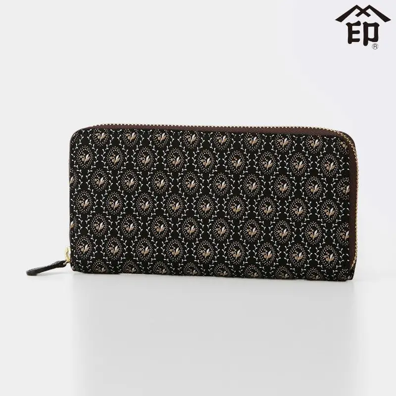 Shirabe 7006 Elegant Bifold Wallet – Koushu Inden Lacquer On Premium Deer Leather 1
