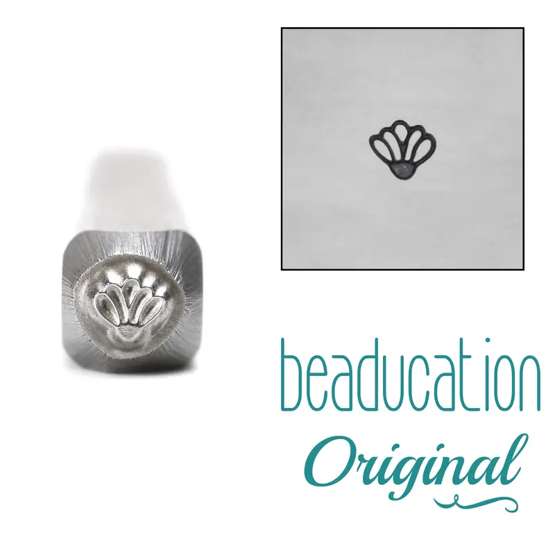 Side-View Miniature Flower Stamp – 3Mm Delicate Metal Craft Stamp 1
