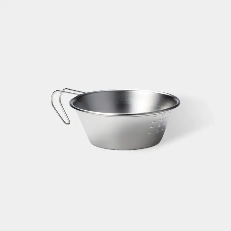 Sierra Stainless Mug – Medium Size (M) | Minimalist Silver | Marumo Takagi 1