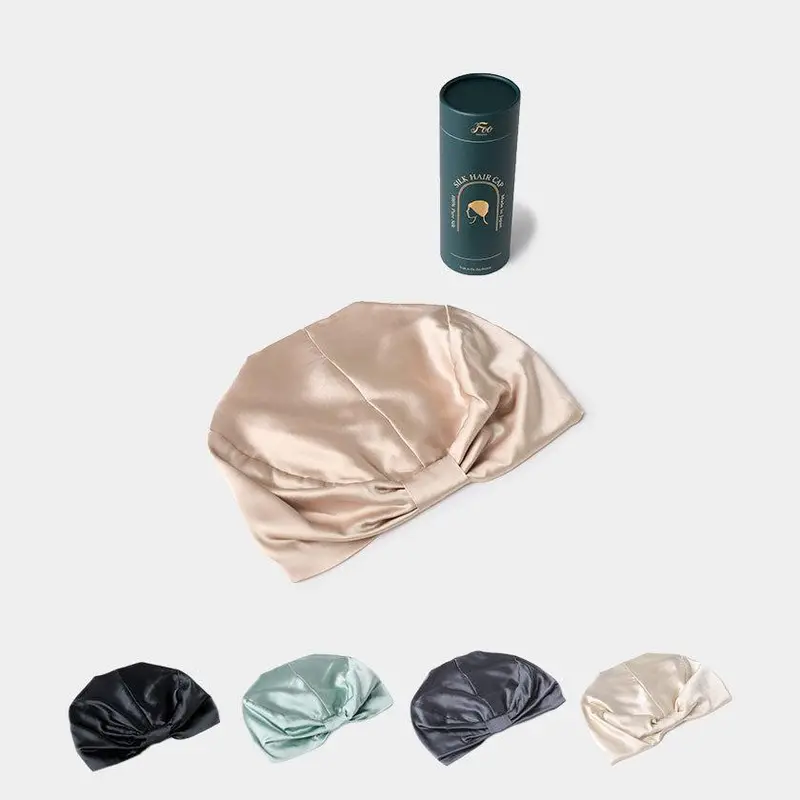 Silk Nightcap – Soft Bedtime Headwear For Gentle Hair Care By Foo Tokyo 1