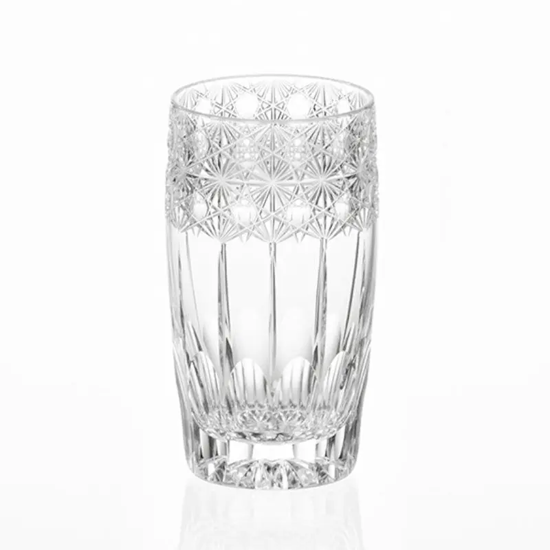 Slim Glass – Koka (Shining Flowers) By Junichi Nabetani, Edo Kiriko 1