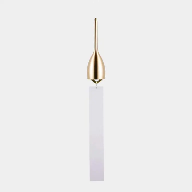 Slim Gold Wind Chime — Sleek Cast Metal Accents By Nousaku 1