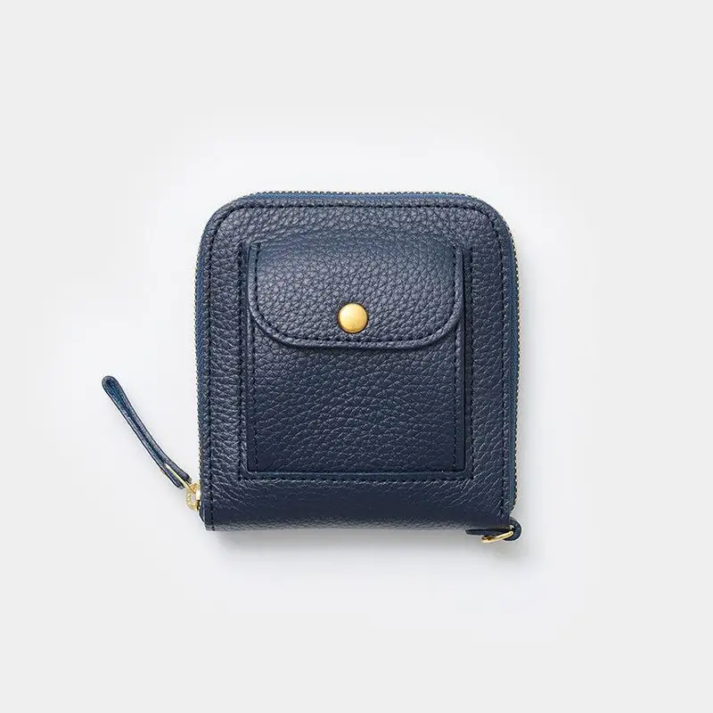 Slim Leather Phone Case 'Smart Move! Type 2' In Twilight Blue – Handmade By Rakukei 1