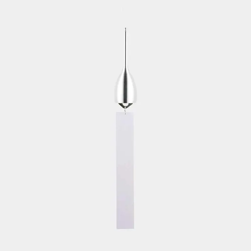 Slim Silver Wind Chime — Minimalist Cast Metal Design By Nousaku 1