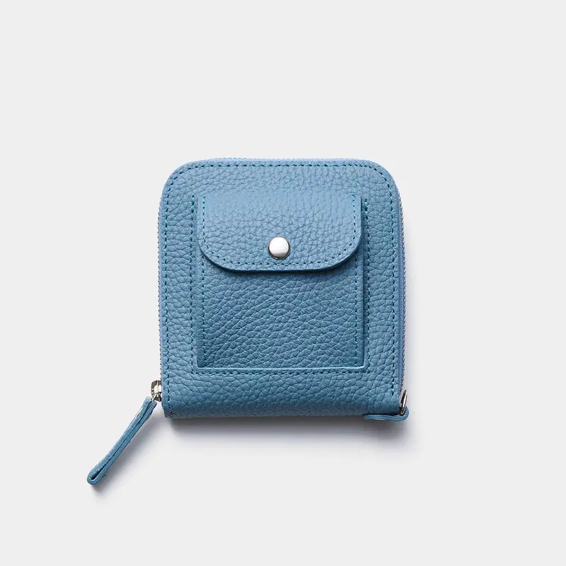 Smart Move! Type 2 Leather Case In Kamo Blue | Handcrafted By Rakukei 1