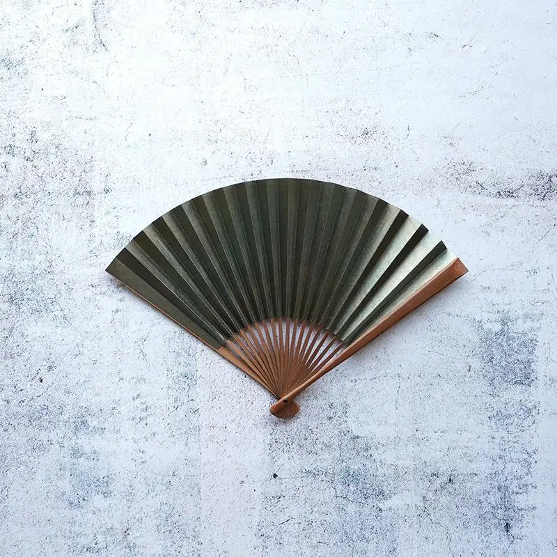 Smoked Silver Kyoto Fan – #2 Style, 7.5 Sun, Yasuto Yonehara Artistry 1