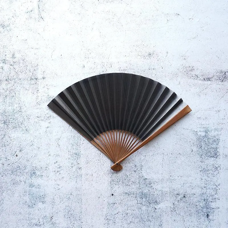 Smoked Silver Kyoto Folding Fan – #1 Edition, 7.5 Sun, Yasuto Yonehara Masterwork 1