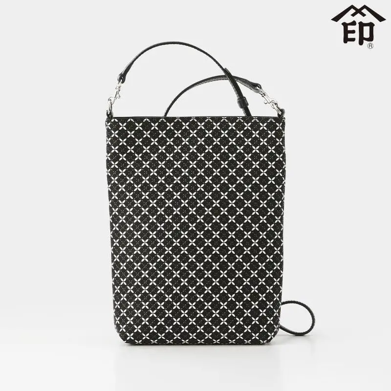 Soyoka 46 Shoulder Bag – Handcrafted Koushu Inden Lacquered Deerskin By Inden-Ya 1