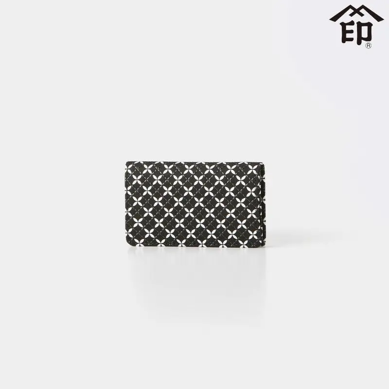 Soyoka 8808 Sleek Card Case – Japanese Lacquered Deer Leather By Inden-Ya 1