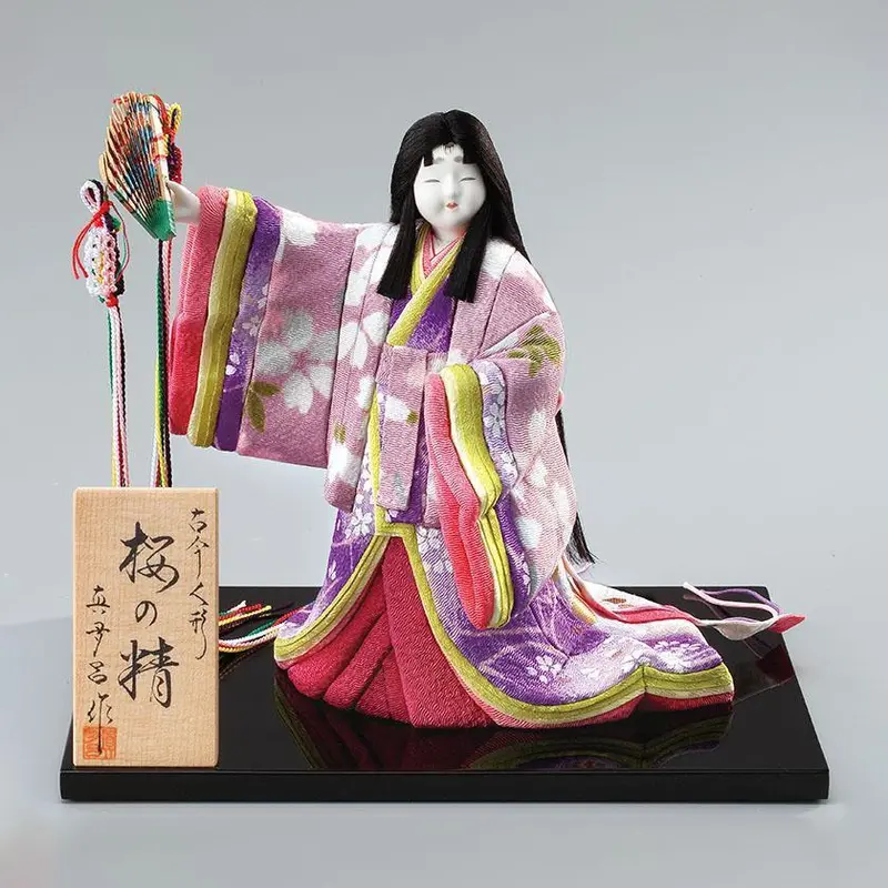 Spirit Of Cherry Blossoms Doll | Mataro Edo Art Dolls | Seasonal Japanese Aesthetic Art 1