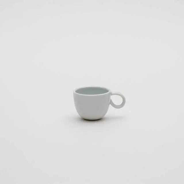 Stefan Diez White Espresso Cup – Sleek Imari-Arita Ceramic Barista Essential 1