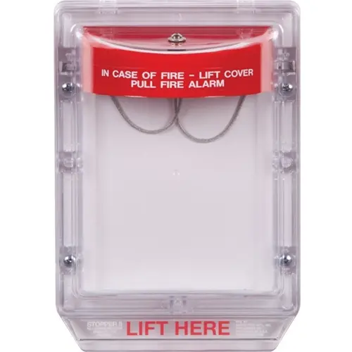 Sti-1130 Pull Station Cover With Integrated Horn And Mounting Spacer 1