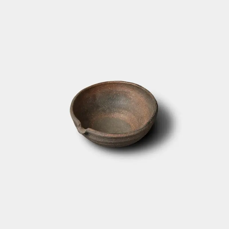 Stoneware Sake Bottle & Bowl Set | Seto Ware By Sekki Shingo Takeuchi 1