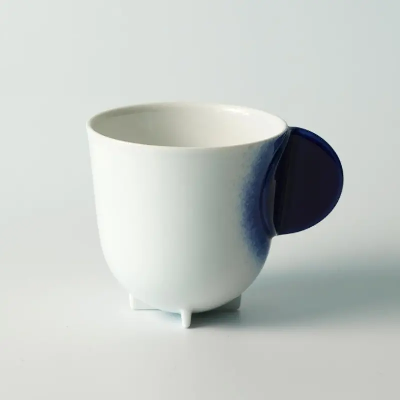 Studio Wieki Somers Arita-Yaki Teacup – 2016 Spray-Glaze Design 1