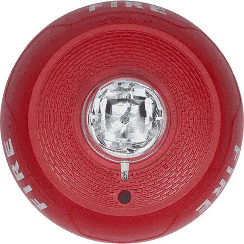 System Sensor Scrl Ceiling Mount Strobe With Adjustable Lens And Mounting Base 1