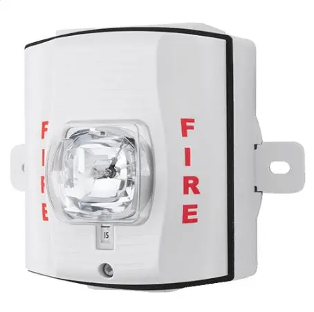 System Sensor Swhk Wall Mount Strobe With Integrated Back Box Housing 1