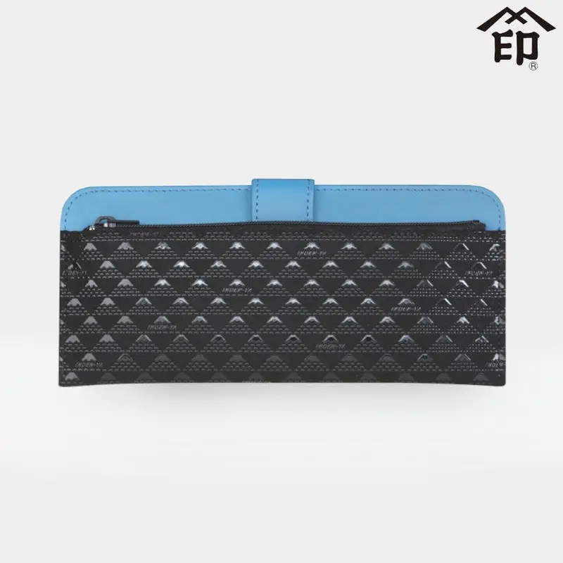 Takane Leather Wallet (Black) – Sophisticated Koufu Inden Design | Inden-Ya 1