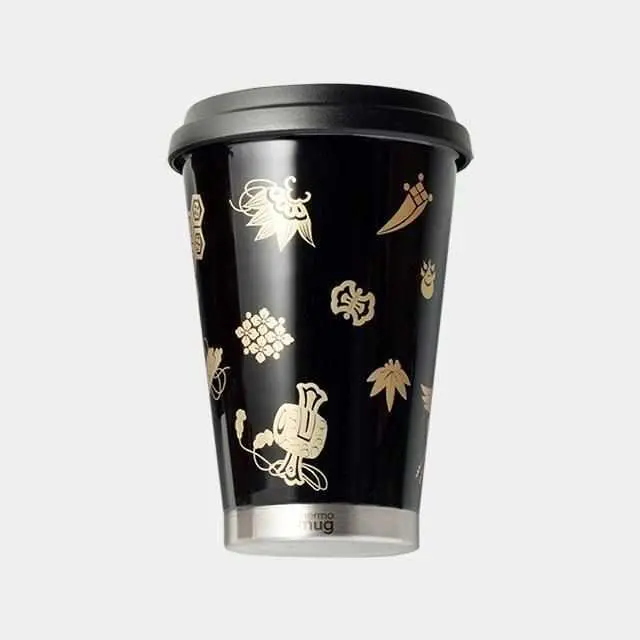 Takumiichi Urushi Thermos Tumbler – Black Lacquer Mobile Mug, Echizen Craft 1