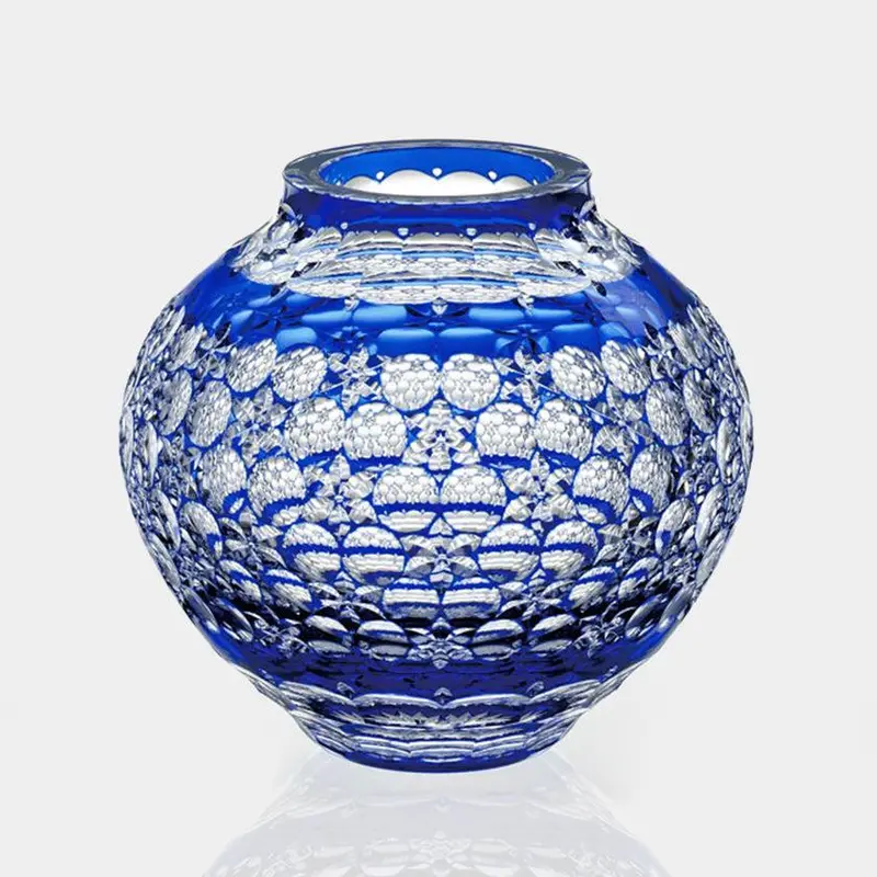 Tamamai Vase – Masterwork By Hideaki Shinozaki, Edo Kiriko Artisan 1