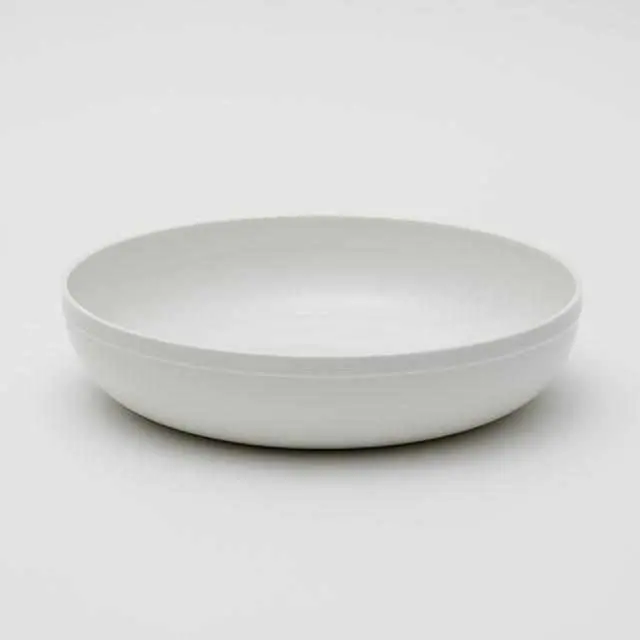 Teruhiro Yanagihara 26 Cm White Large Bowl | Premium Imari-Arita Stoneware 1