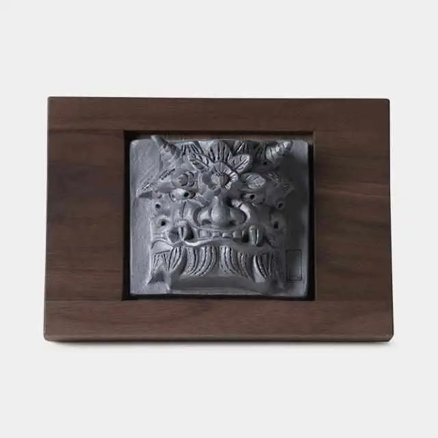 Three-Angle Onigawara By Takashi Hagiwara – Rotating Decorative Gargoyle | Sanshu Craft Edition 1