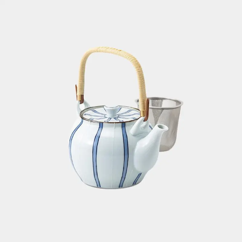 Tokusa Earthware Bottle-Style Tea Pot (Ms No.6) – Natural Clay Hasami Ware By Saikai Toki 1