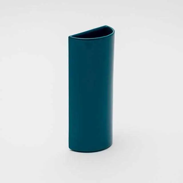 Tomás Alonso Large Dark Green Ceramic Base – Statement Desk Piece, Imari-Arita Tradition (2016) 1