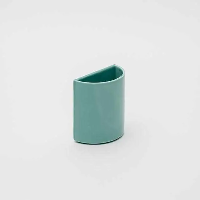 Tomás Alonso Small Light Green Ceramic Base – Fresh-Toned Desk Essential, Imari-Arita Crafted (2016) 1