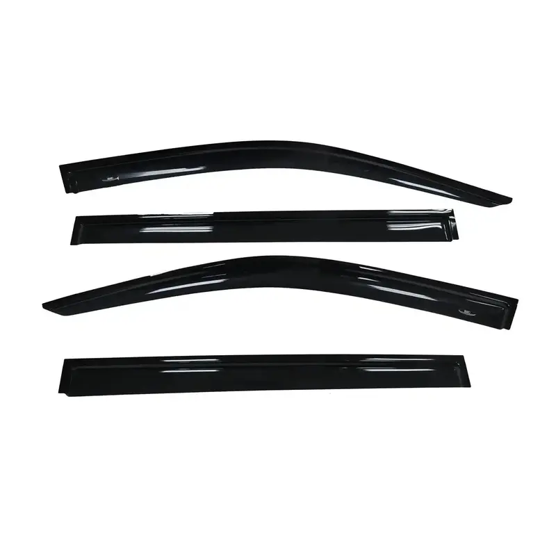 Trailfx 4427H Ventilated Side Window Deflectors – Smoke Tinted, Easy Install 1