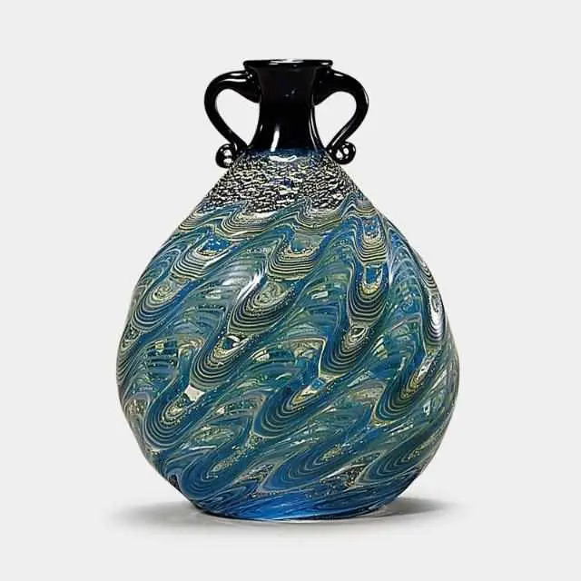 Tsugaru Strait Vase – Coastal-Inspired Tsugaru Vidro Glassware By Aderia 1