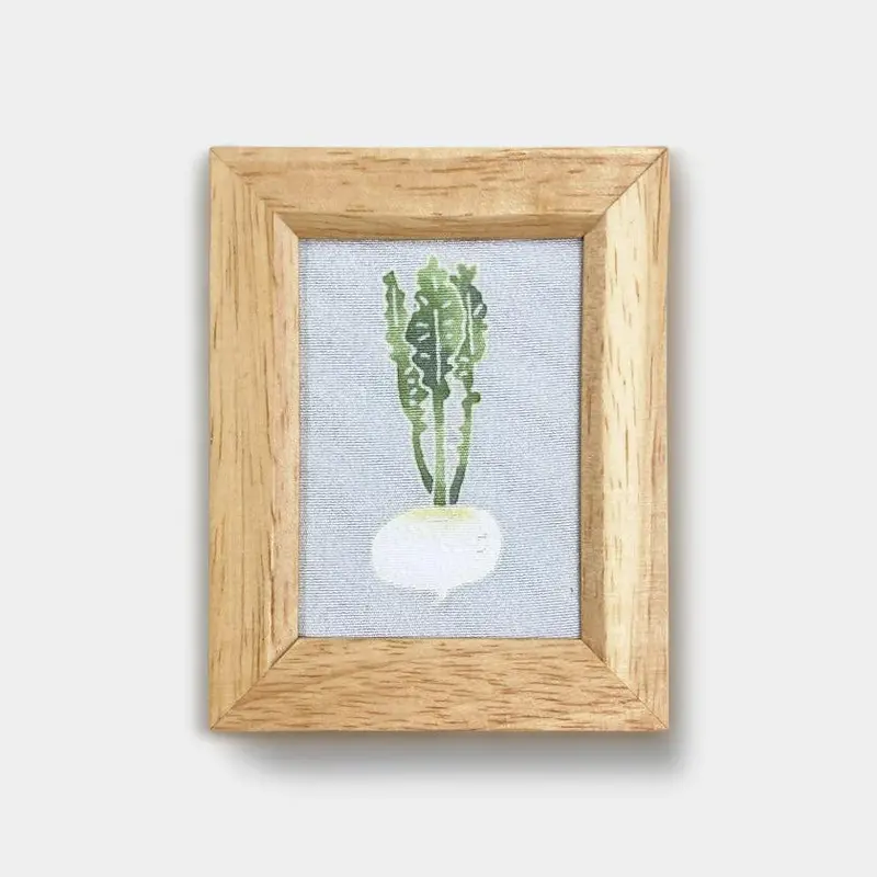 Turnip Motif Kaga Yuzen Art Print | J.Flavor × Hiroyuki Kikuta Japanese Textile Design 1