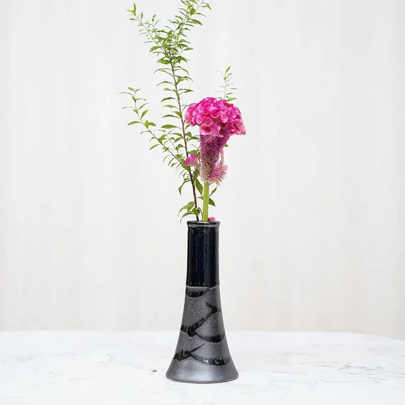 Unique Indigo Vase — Style A | Mori Toki | Otani Ware 1