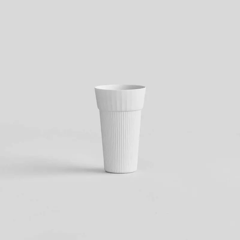 Utsuā Imari-Arita Tall Matte White Mug – Modern Ceramic Coffee Cup 1