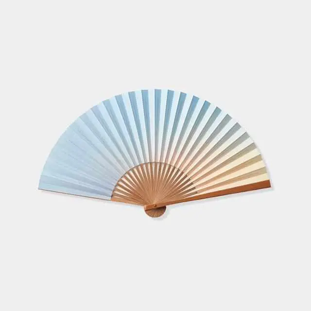 Utsushi Night Break Fan – Hinoki Wood Incense–Infused Kyoto Folding Fan 1