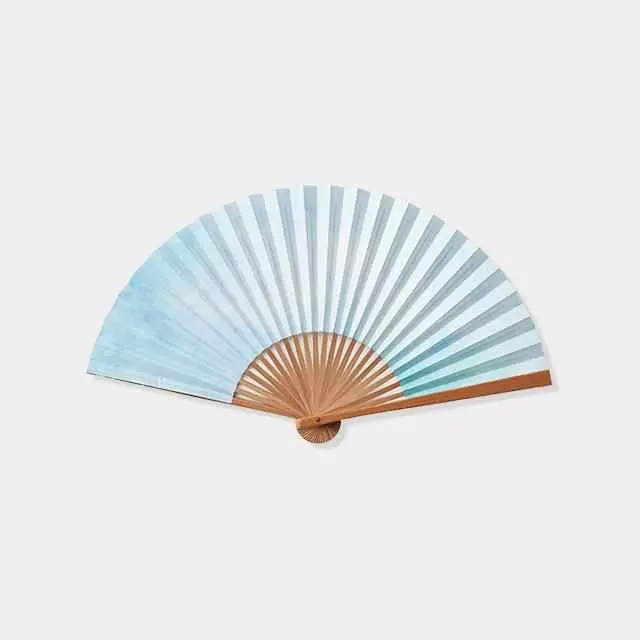 Utsushika Awayuki Hand Fan – Agarwood-Accented Traditional Kyoto Fan 1