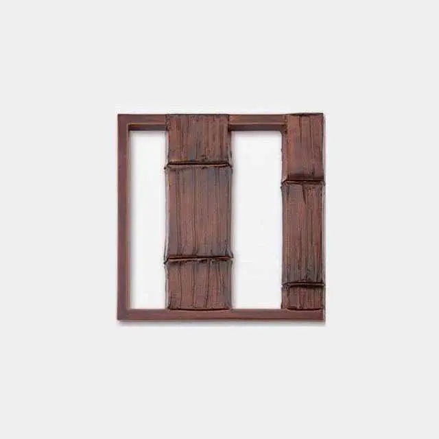 Wajima Lacquer Bamboo Forest Bottom Panel | Nerikanshitsu Screen Set 1