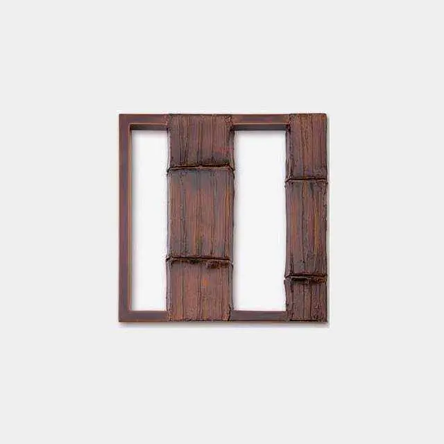 Wajima Lacquer Bamboo Scene Middle Panel | Nerikanshitsu Screen Series 1