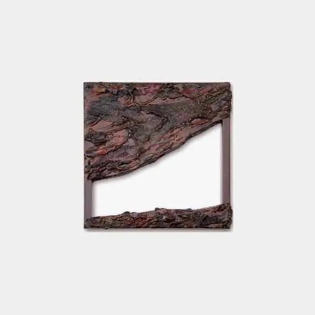 Wajima Lacquer Screen Art: Kokemusu 'Mountains A' Composition By Studio Raku 1