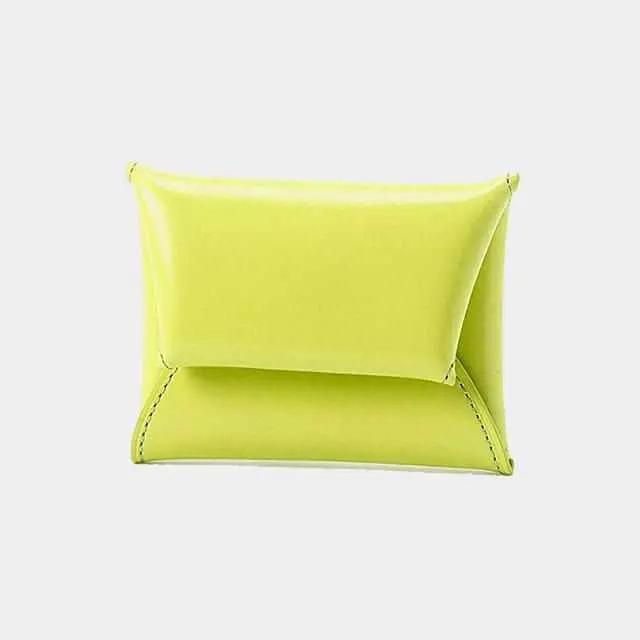 Wakaba Green Large Coin Purse | Satori Soft Leather Accessory 1