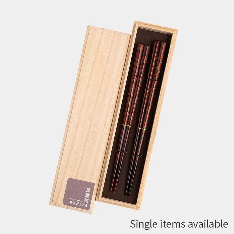 Wakasa Hexagonal Lacquered Chopsticks – Traditional Matsukan Craftsmanship 3