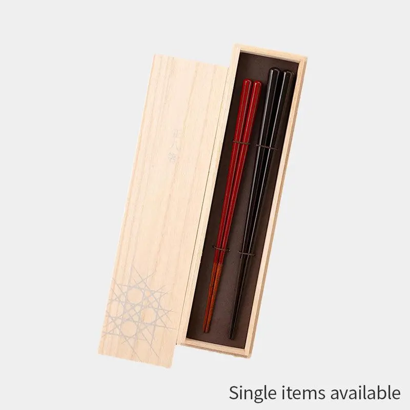 Wakasa Octagonal Lacquered Chopsticks – Premium Matsukan Hand-Lacquered Pair 3