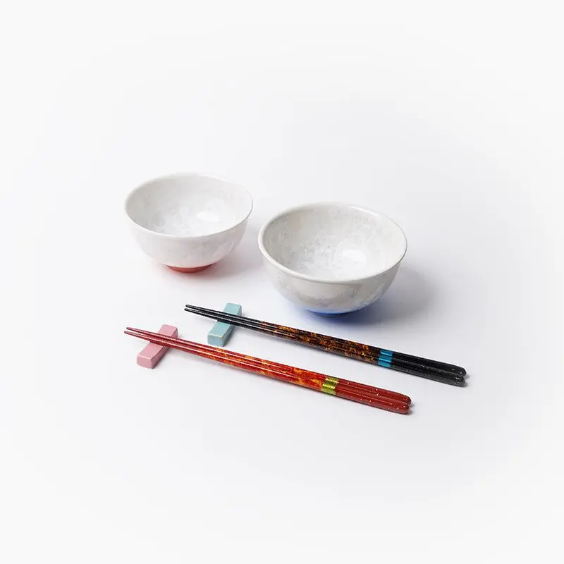 Wedding Rice Bowl & Chopstick Gift Set | Becos Original Celebration Kit 1