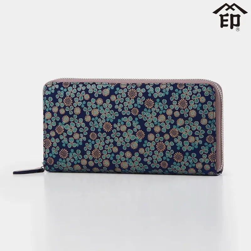 White Clover Cie25 Bundle Wallet – Multi-Compartment Lacquered Deerskin Wallet By Inden-Ya 1