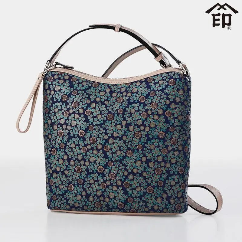 White Clover Pochette – Compact Lacquered Deerskin Accessory In Size 22 By Inden-Ya 1