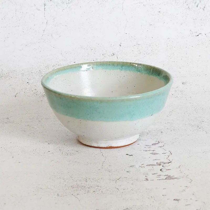 White Karatsu Rice Bowl – Traditional Otani Ware From Umekado Gama 1