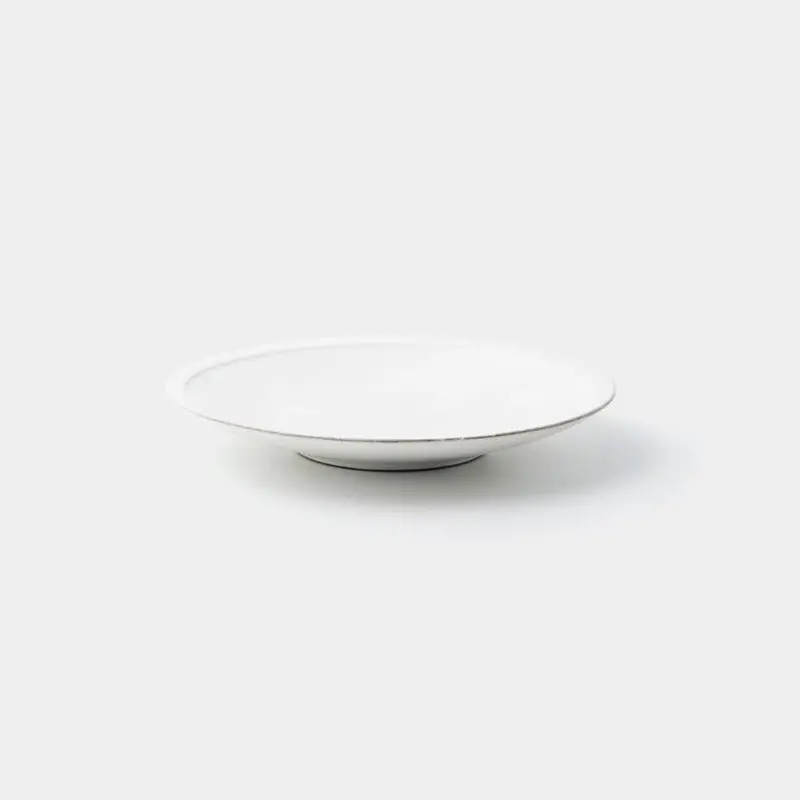 White Makeup No.7 Ceramic Plate – Clean Contemporary Design, Hasami Ware 1