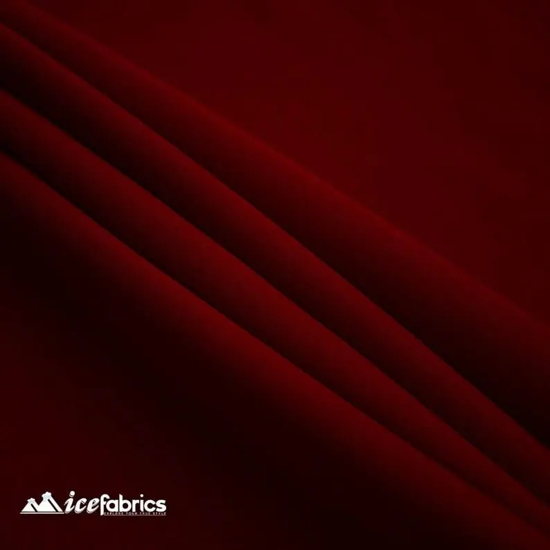 Wine Red Polyester Poplin Upholstery Fabric – Sophisticated Burgundy, Luxe Appearance 1