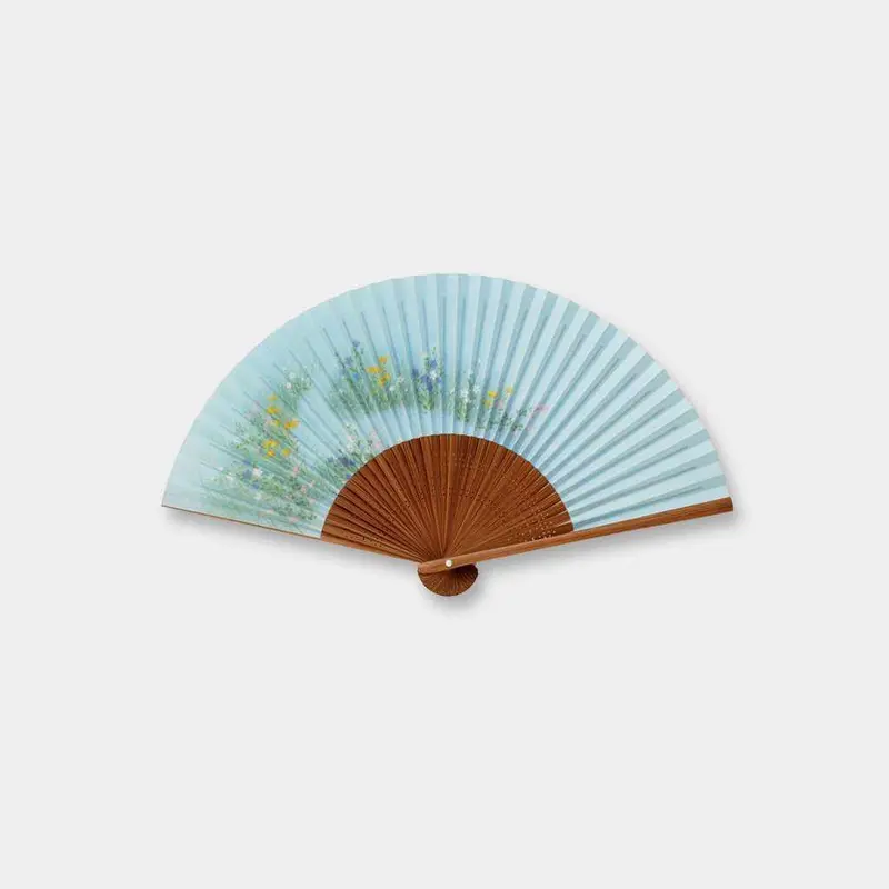 Women’S Akikusa Nobe Paper Fan – Artisan Kyoto Folding Fan 1